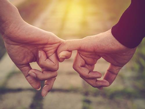 people holding hands